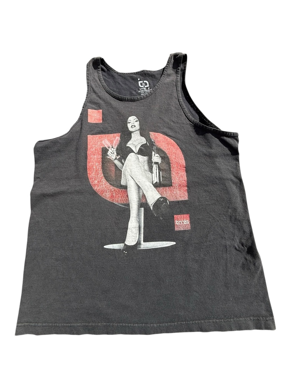 Too Many Loose Strings TMLS Graphic Tank Top XL Black